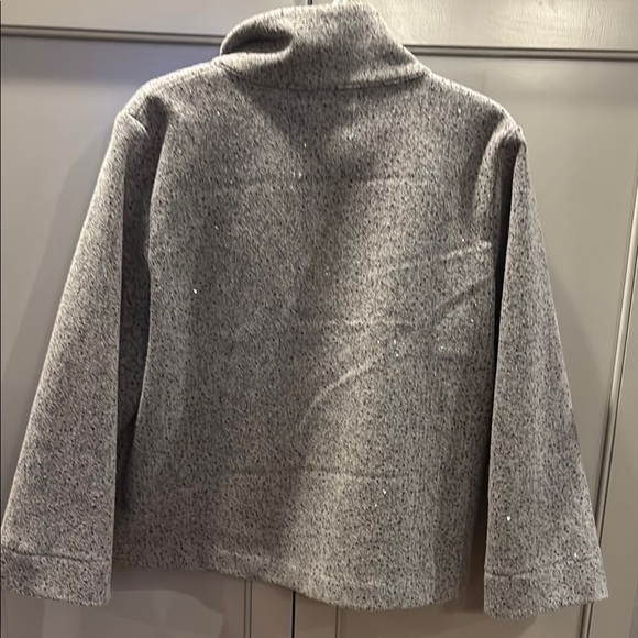 Habitat sz L Gray Wool Blend Jacket - Picture 6 of 7